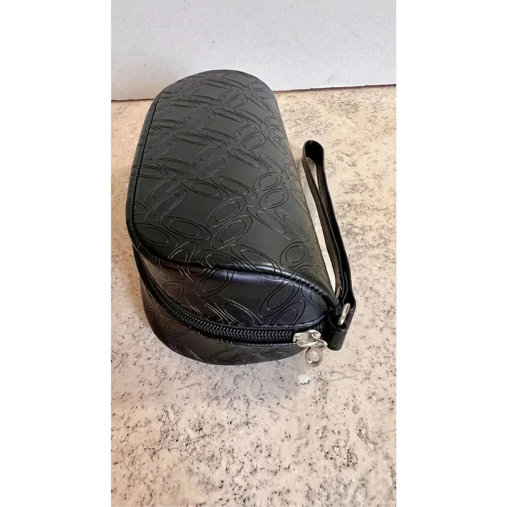 Oakley Black Travel Zippered‎ Faux Leather Sunglasses Clutch Case